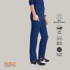 BARCO Unify Purpose Scrub Pant for Women – 5-Pocket High-Rise Cargo Pants with 360 Spandex Stretch & Moisture Wicking Fabric(Indigo)