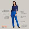 BARCO Unify Purpose Scrub Pant for Women – 5-Pocket High-Rise Cargo Pants with 360 Spandex Stretch & Moisture Wicking Fabric(New Royal)