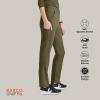 BARCO Unify Purpose Scrub Pant for Women – 5-Pocket High-Rise Cargo Pants with 360 Spandex Stretch & Moisture Wicking Fabric(Olive)