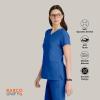 BARCO Unify Purpose Scrub Top for Women – 4-Pocket V-Neck Shirt with 360 Spandex Stretch & Moisture Wicking Fabric(New Royal)