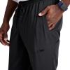 BARCO Unify Rally Scrub Jogger for Men – 6-Pocket Elastic Waist Pants with 360 Spandex Stretch & Moisture Wicking Fabric(Black)