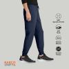BARCO Unify Rally Scrub Jogger for Men – 6-Pocket Elastic Waist Pants with 360 Spandex Stretch & Moisture Wicking Fabric(Indigo)