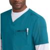 BARCO Unify Rally Scrub Top for Men – 3-Pocket V-Neck Shirt with 360 Spandex Stretch & Soil Release Fabric(Bahama)