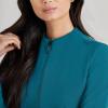 BARCO Unify Team Warm-Up Scrub Jacket for Women – 3-Pocket Jacket Top with 360 Spandex Stretch & Moisture Wicking Fabric(Bahama)