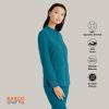 BARCO Unify Team Warm-Up Scrub Jacket for Women – 3-Pocket Jacket Top with 360 Spandex Stretch & Moisture Wicking Fabric(Bahama)
