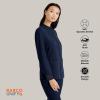 BARCO Unify Team Warm-Up Scrub Jacket for Women – 3-Pocket Jacket Top with 360 Spandex Stretch & Moisture Wicking Fabric(Indigo)