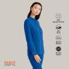 BARCO Unify Team Warm-Up Scrub Jacket for Women – 3-Pocket Jacket Top with 360 Spandex Stretch & Moisture Wicking Fabric(New Royal)