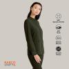 BARCO Unify Team Warm-Up Scrub Jacket for Women – 3-Pocket Jacket Top with 360 Spandex Stretch & Moisture Wicking Fabric(Olive)