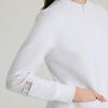 BARCO Unify Team Warm-Up Scrub Jacket for Women – 3-Pocket Jacket Top with 360 Spandex Stretch & Moisture Wicking Fabric(White)