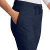 BARCO Unify Union Scrub Jogger for Women – 5-Pocket Mid-Rise Pants with 360 Spandex Stretch & Moisture Wicking Fabric(Indigo)