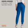 BARCO Unify Union Scrub Jogger for Women – 5-Pocket Mid-Rise Pants with 360 Spandex Stretch & Moisture Wicking Fabric(New Royal)