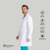 BARCO Verse Lab Coat for Men – Professional, 3-Pocket, 3-Button Closure Long Sleeve 38″ Men’s Lab Coat(White)