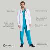 BARCO Verse Lab Coat for Men – Professional, 3-Pocket, 3-Button Closure Long Sleeve 38″ Men’s Lab Coat(White)