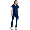 Grey’s Anatomy Impact Elevate Top for Women– Extreme Comfort Medical Scrub Top(Indigo)