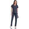 Grey’s Anatomy Impact Elevate Top for Women– Extreme Comfort Medical Scrub Top(Steel)