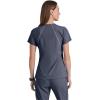 Grey’s Anatomy Impact Elevate Top for Women– Extreme Comfort Medical Scrub Top(Steel)