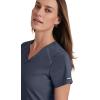 Grey’s Anatomy Impact Elevate Top for Women– Extreme Comfort Medical Scrub Top(Steel)