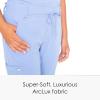 Grey’s Anatomy Signature 2218 Women’s Midrise Straight Leg Cargo Pant(Ciel Blue)