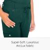 Grey’s Anatomy Signature 2218 Women’s Midrise Straight Leg Cargo Pant(Hunter Green)