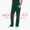 Grey’s Anatomy Signature 2218 Women’s Midrise Straight Leg Cargo Pant(Hunter Green)