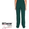 Grey’s Anatomy Signature 2218 Women’s Midrise Straight Leg Cargo Pant(Hunter Green)