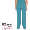Grey’s Anatomy Signature 2218 Women’s Midrise Straight Leg Cargo Pant(Teal)