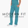 Grey’s Anatomy Signature 2218 Women’s Midrise Straight Leg Cargo Pant(Teal)