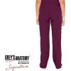 Grey’s Anatomy Signature 2218 Women’s Midrise Straight Leg Cargo Pant(Wine)