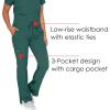 Grey’s Anatomy Signature Women’s 2207 3 Pocket Low Rise Scrub Pant(Hunter Green)