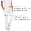 Grey’s Anatomy Signature Women’s 2207 3 Pocket Low Rise Scrub Pant(White)