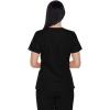 Grey’s Anatomy Signature Women’s GNT019 Astra V-Neck Scrub Top(Black)
