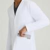 Skechers by BARCO Emerge Lab Coat for Men – 3-Pocket Medical Scrub Coat with 2-way Natural Stretch & Soil Release Fabric(White)