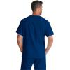 BARCO Essentials Omni Scrub Top Unisex – Crossover V-Neck Unisex Scrub Top(Navy Blue)