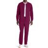 BARCO Essentials Valor Warm-Up Scrub Jacket – Super Soft, Easy Care, Quick Dry Full-Zip Scrub Jacket(Wine)