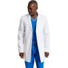 BARCO Grey’s Anatomy Scrubs – Derek Lab Coat for Men, Professional Full-Length 3-Button Long Sleeve 35″- 39″ Lab Coat(White)