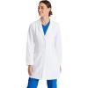 BARCO Grey’s Anatomy Scrubs Signature – Eve Lab Coat for Women, Professional Full-Length Long Sleeve 34″ Lab Coat(White)