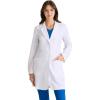 BARCO Grey’s Anatomy Scrubs Signature – Morgan Lab Coat for Women, Professional Full-Length Long Sleeve 35″ Lab Coat(White)