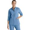 BARCO One Venture Scrub Jacket for Women – Zip Front Closure, 4 Pockets, 4-Way Stretch Women’s Medical Warm-Up Jacket(Ciel Blue)