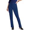 BARCO Unify Purpose Scrub Pant for Women – 5-Pocket High-Rise Cargo Pants with 360 Spandex Stretch & Moisture Wicking Fabric(Indigo)