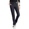 BARCO Unify Purpose Scrub Pant for Women – 5-Pocket High-Rise Cargo Pants with 360 Spandex Stretch & Moisture Wicking Fabric(Steel)