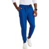 BARCO Unify Rally Scrub Jogger for Men – 6-Pocket Elastic Waist Pants with 360 Spandex Stretch & Moisture Wicking Fabric(New Royal)