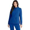 BARCO Unify Team Warm-Up Scrub Jacket for Women – 3-Pocket Jacket Top with 360 Spandex Stretch & Moisture Wicking Fabric(New Royal)