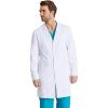BARCO Verse Lab Coat for Men – Professional, 3-Pocket, 3-Button Closure Long Sleeve 38″ Men’s Lab Coat(White)