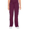 Grey’s Anatomy Signature 2218 Women’s Midrise Straight Leg Cargo Pant(Wine)