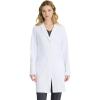 Skechers by BARCO Flourish Lab Coat for Women – 3-Pocket, 3-Button Medical Scrub Coat w/ 2-way Stretch & Soil Release Fabric(White)