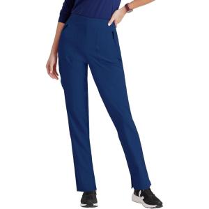 BARCO Unify Purpose Scrub Pant for Women – 5-Pocket High-Rise Cargo Pants with 360 Spandex Stretch & Moisture Wicking Fabric(Indigo)