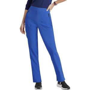BARCO Unify Purpose Scrub Pant for Women – 5-Pocket High-Rise Cargo Pants with 360 Spandex Stretch & Moisture Wicking Fabric(New Royal)