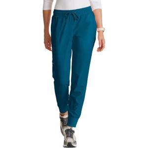 BARCO Unify Union Scrub Jogger for Women – 5-Pocket Mid-Rise Pants with 360 Spandex Stretch & Moisture Wicking Fabric(Bahama)