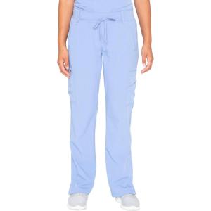 Grey’s Anatomy Signature 2218 Women’s Midrise Straight Leg Cargo Pant(Ciel Blue)