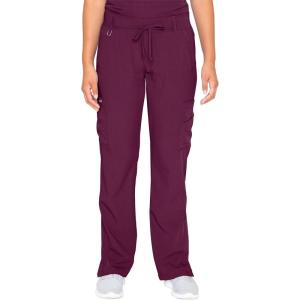 Grey’s Anatomy Signature 2218 Women’s Midrise Straight Leg Cargo Pant(Wine)